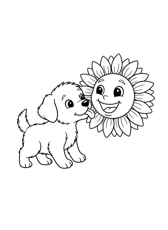 Sunflower Smooch Time