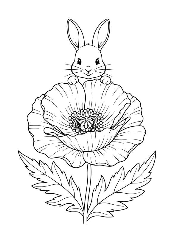 Peeking Poppy Bunny