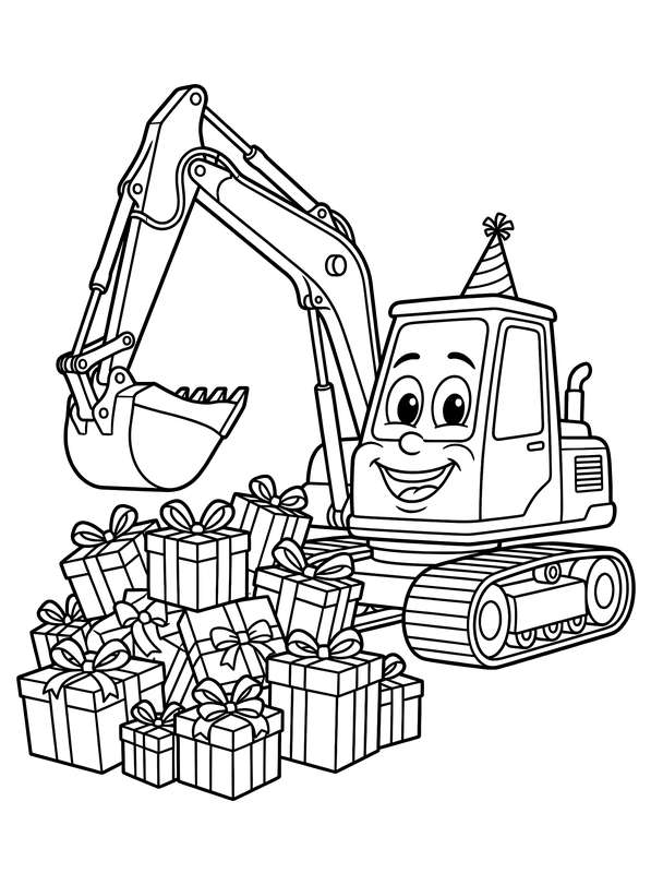 The Happy Excavator's Birthday Bash