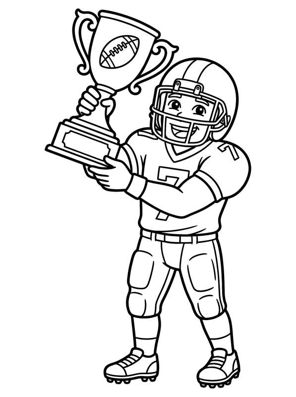 Gridiron Glory: The Champion's Trophy Hoist