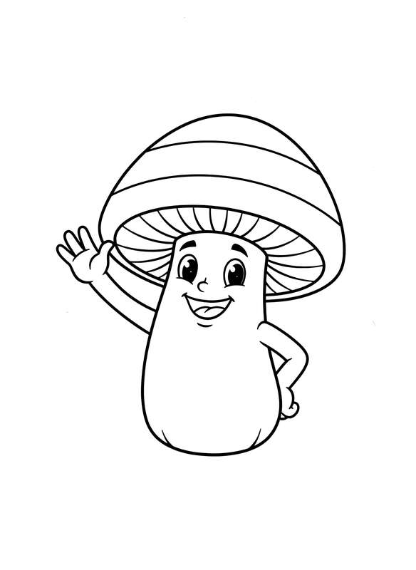 The Waving Mushroom Friend