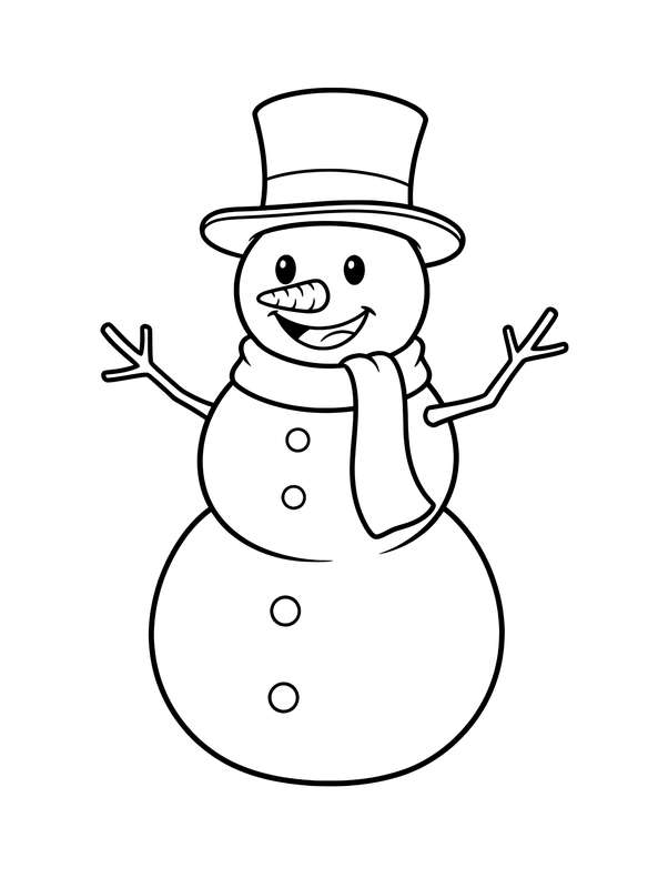 The Dapper Top Hat Snowman