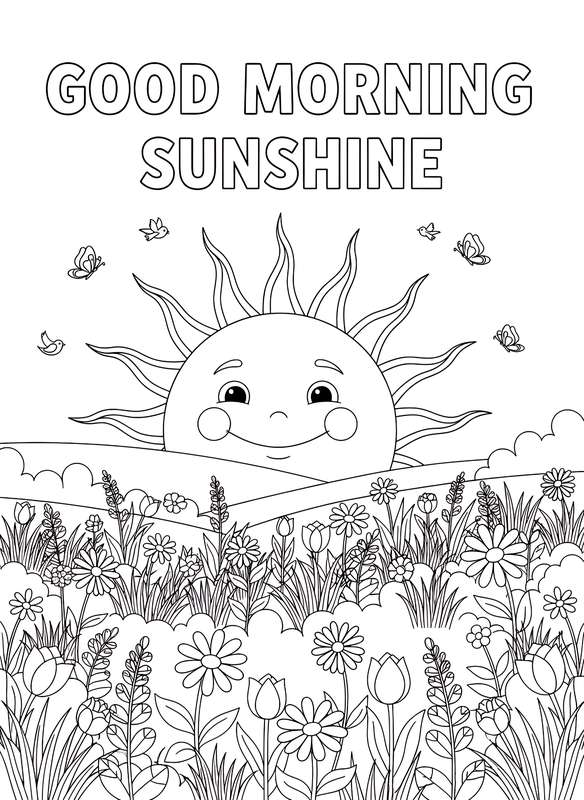 Sunrise Motivation Meadow