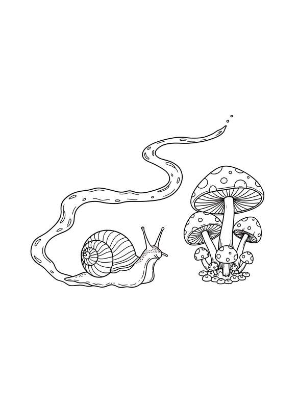 Snail's Glittering Trail