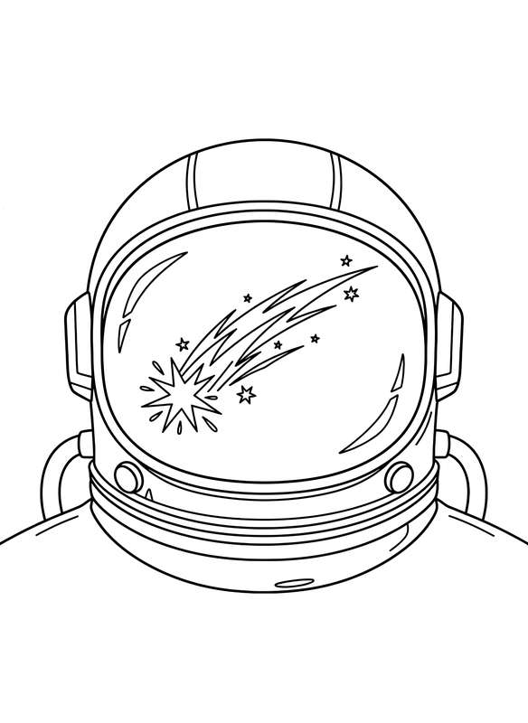 Shooting Star Helmet Glare