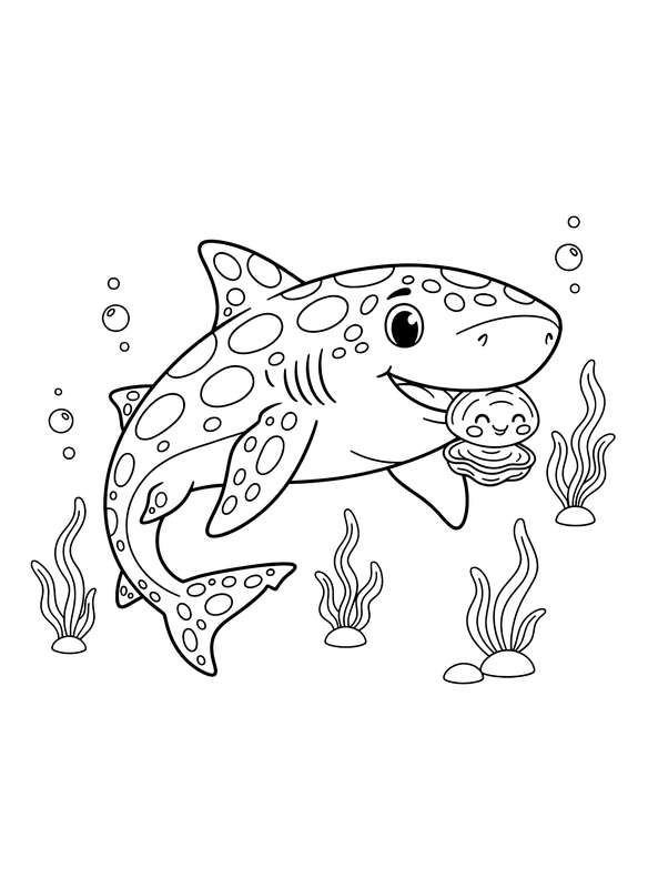 Leopard Shark's Clam Delivery