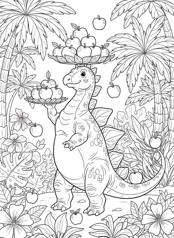 Stegosaurus Table Service Surprise