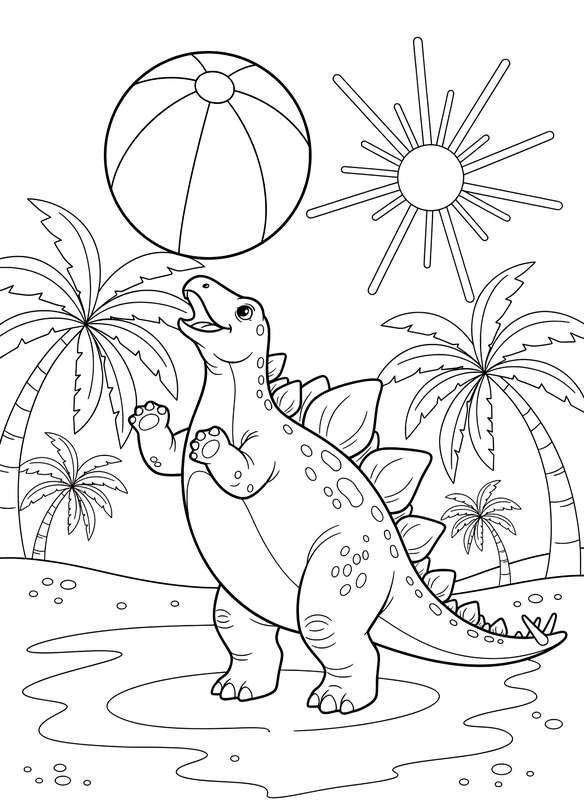 Stego’s Beach Ball Game