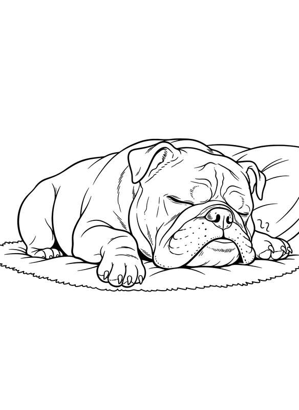 Bulldog's Twitchy Dreams