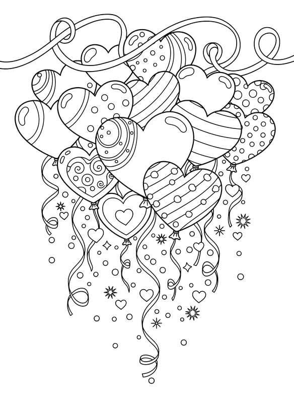 Celebration Heart Balloon String