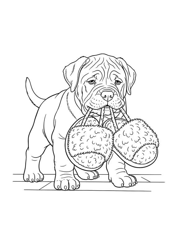 Mastiff's Big Footwear Burden