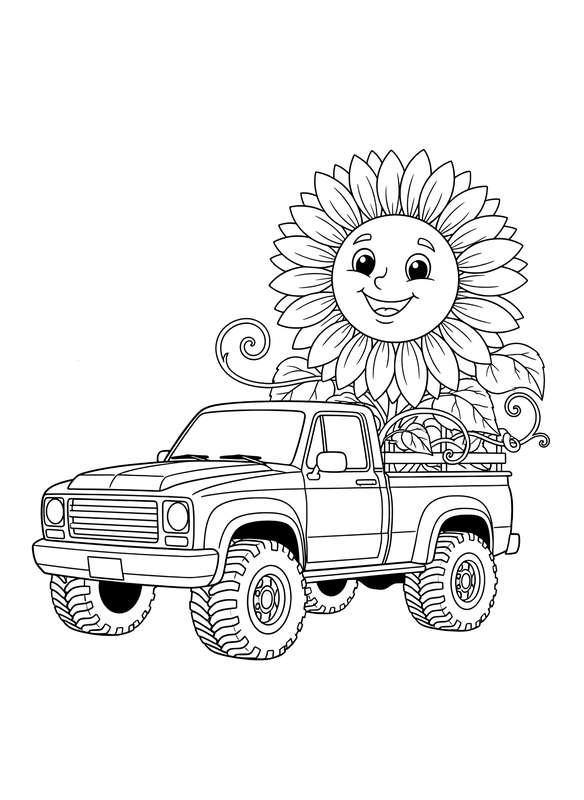 30 Free Car Coloring Pages