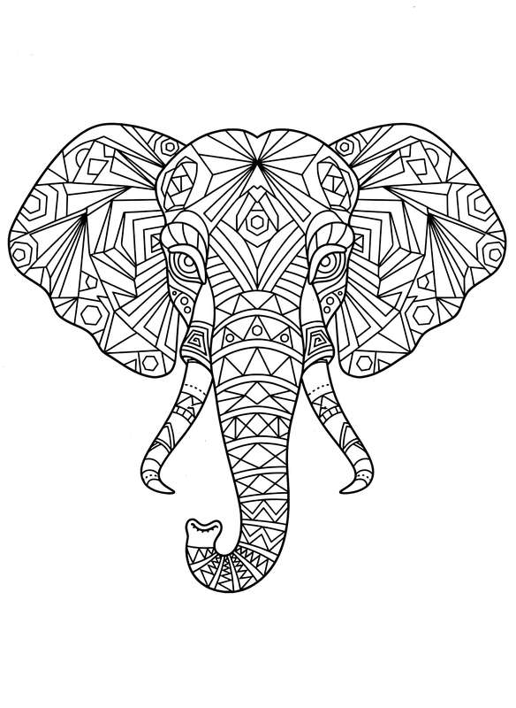 Geometric Majesty Elephant