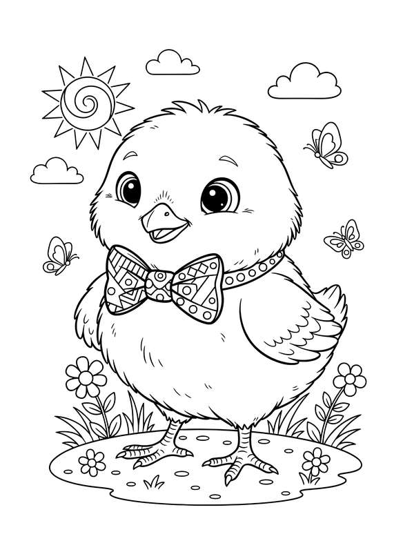 The Bow Tie Baby Chick