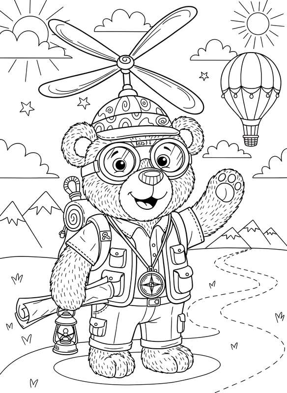 Adventure Bear Ready to Fly