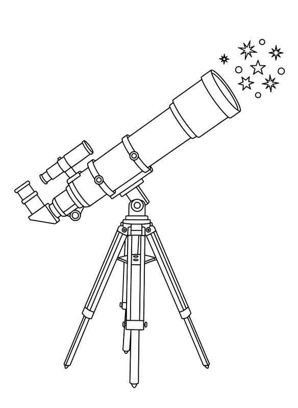 Star Gazing Telescope View