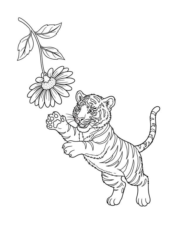Cub's Playtime: Flower Chase