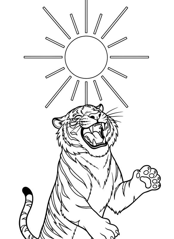 Sun-Soaked Roar of Joy