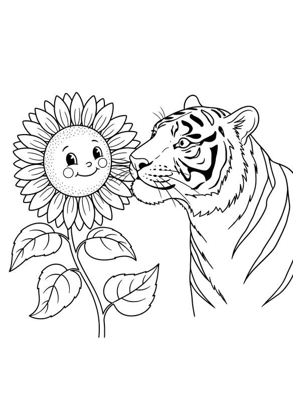 Smiling Sunflower Greeting