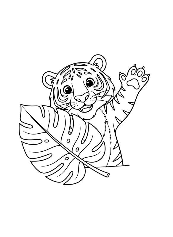 Jungle Peek-a-Boo Tiger