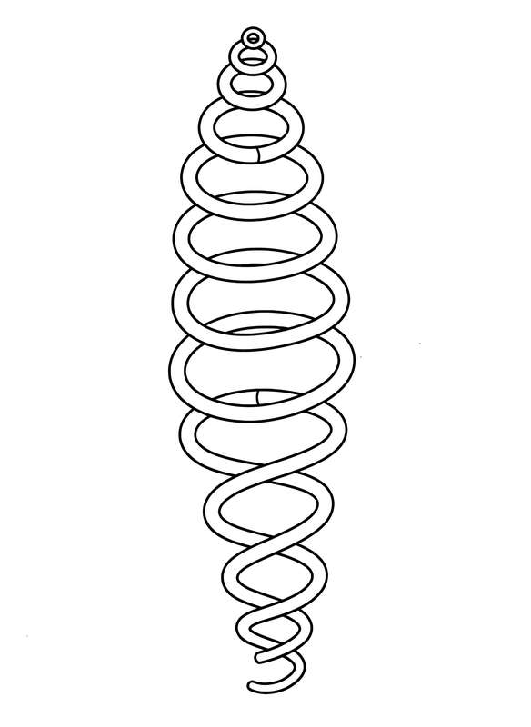 Kinetic Spring Coil Shape