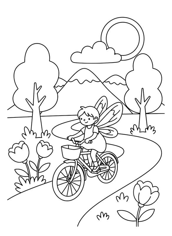 34 Free Fairy Coloring Pages