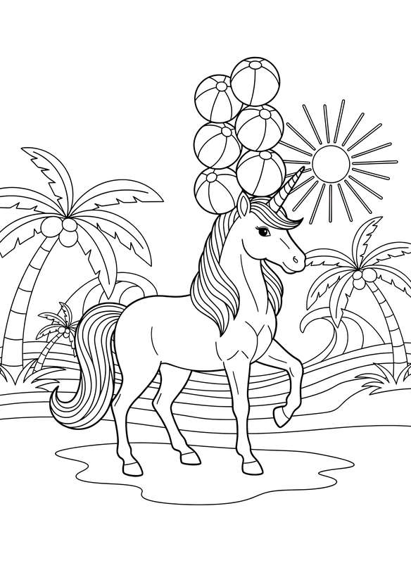 Beach Ball Balancing Act