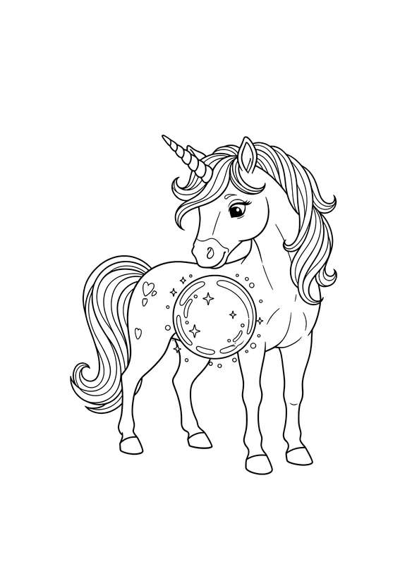 Mystical Reflection: Unicorn & the Orb
