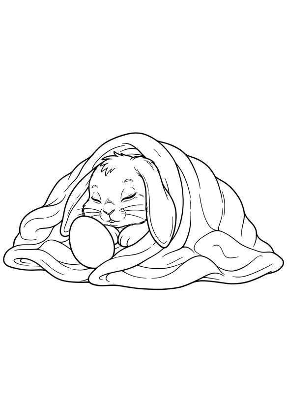Sleepy Bunny's Cozy Nest