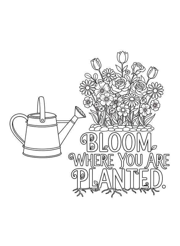 Garden Bloom Affirmation