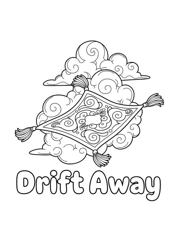 Whimsical Cloud Carpet Ride