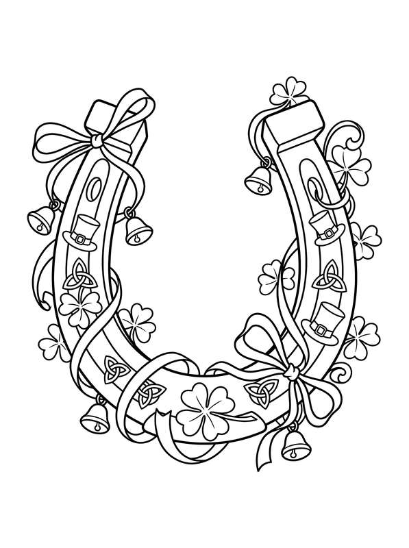 Intricate Charm Horseshoe