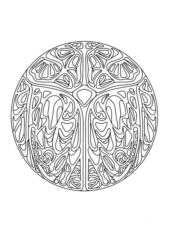 Stylized Beetle Shell Ornament