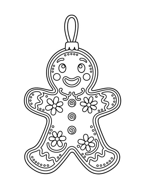 Smiling Gingerbread Cheer