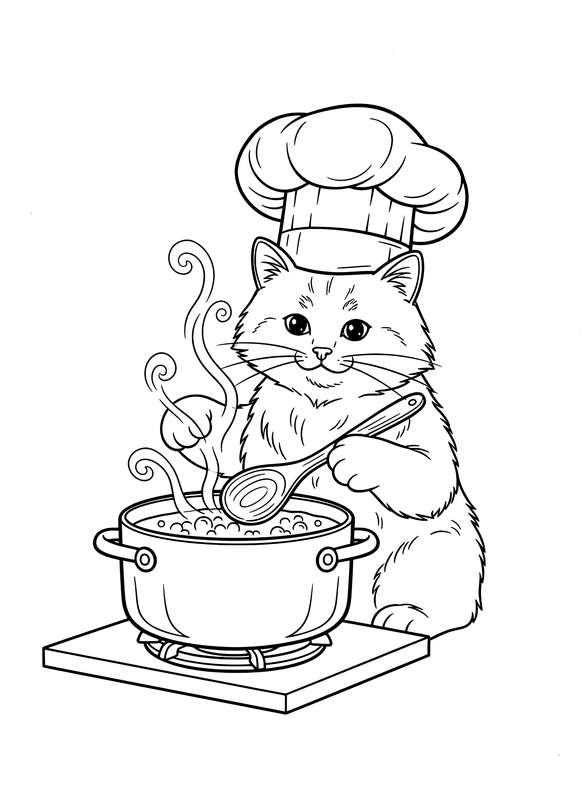 The Little Chef Cat