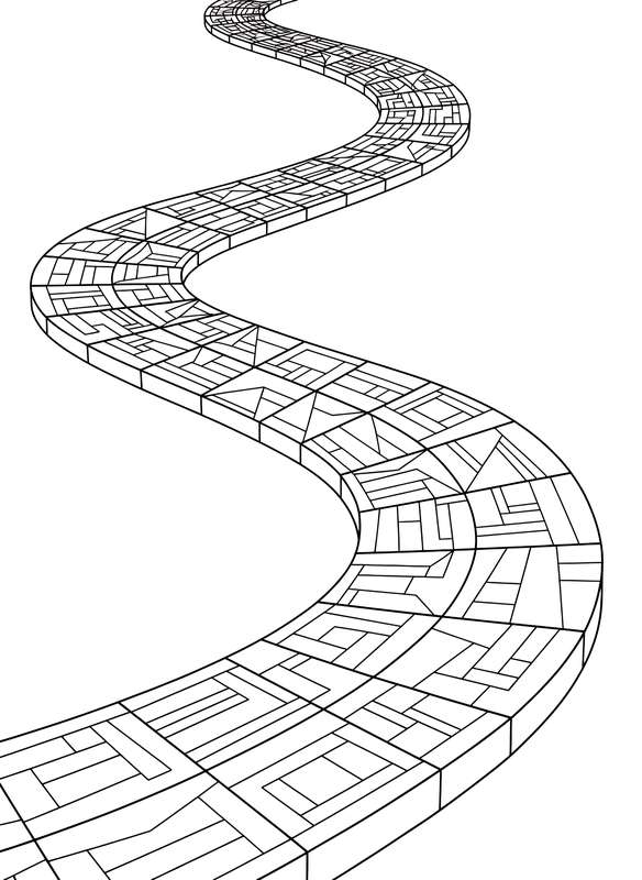 Winding Road Perspective