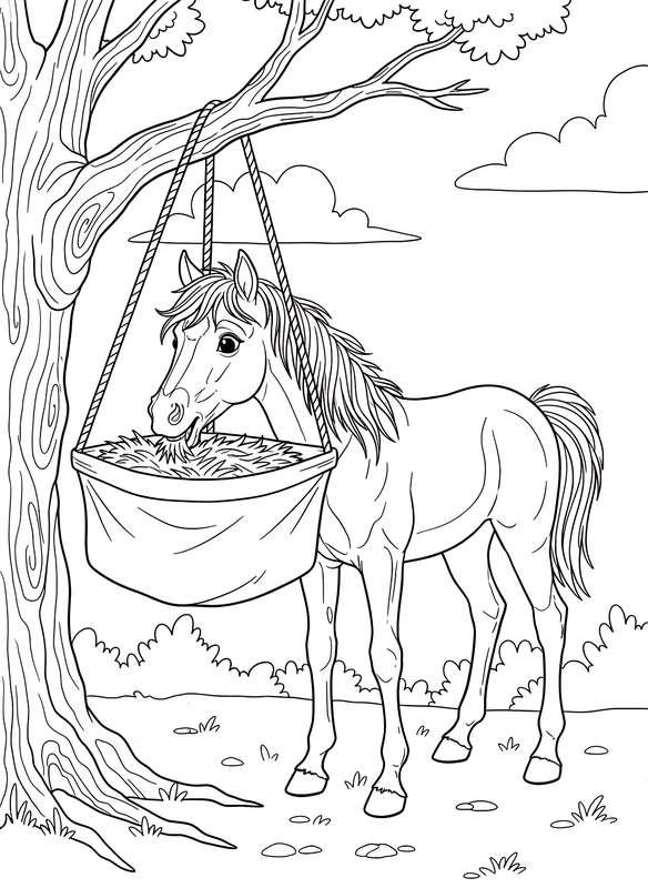 Hungry Young Horse Delight