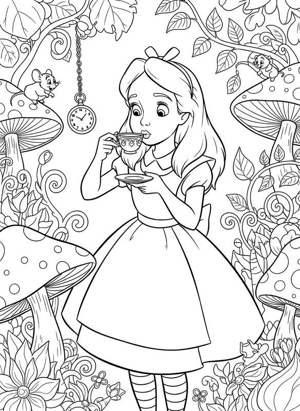 Alice's Curious Tea Sip