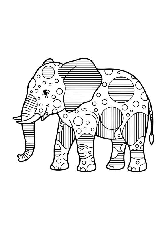 Patchwork Fun Elephant