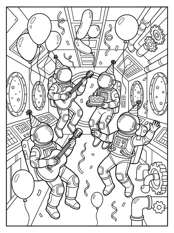 Zero-Gravity Birthday Jam