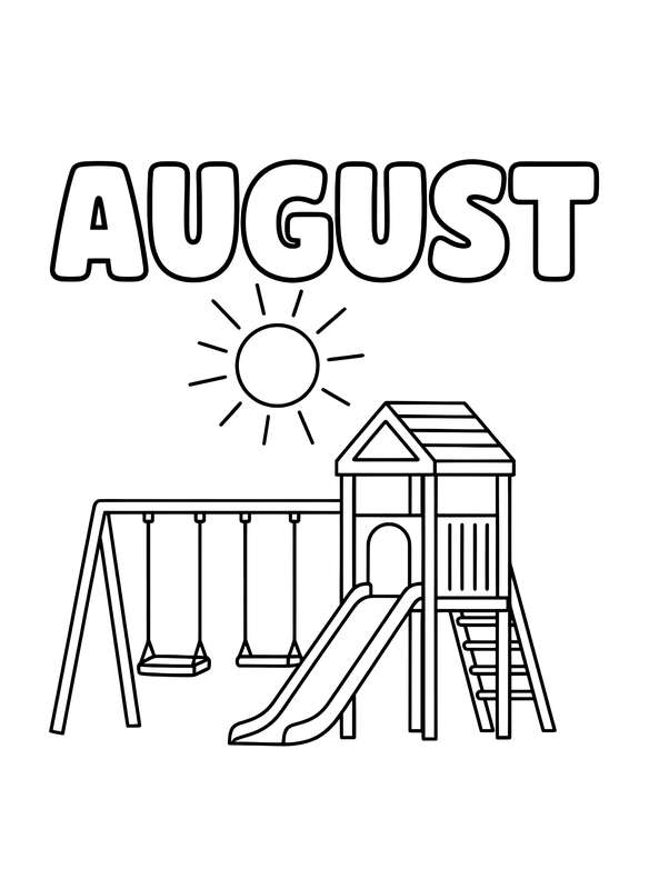 Sunny August Playground Adventure