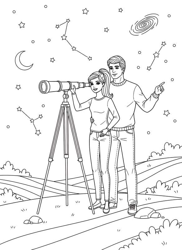 Starlight Dreams with Barbie & Ken