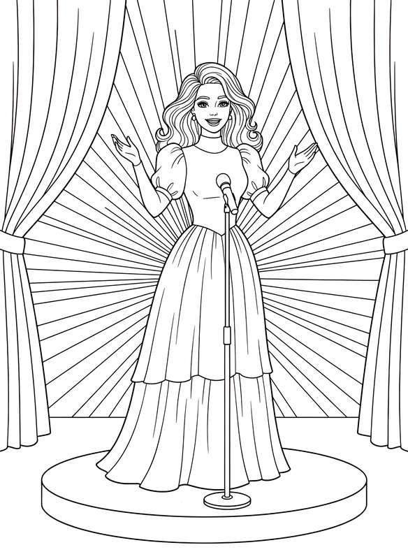 Glamour on Stage: Spotlight Moment