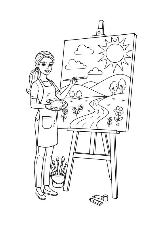 Sunny Landscape Masterpiece