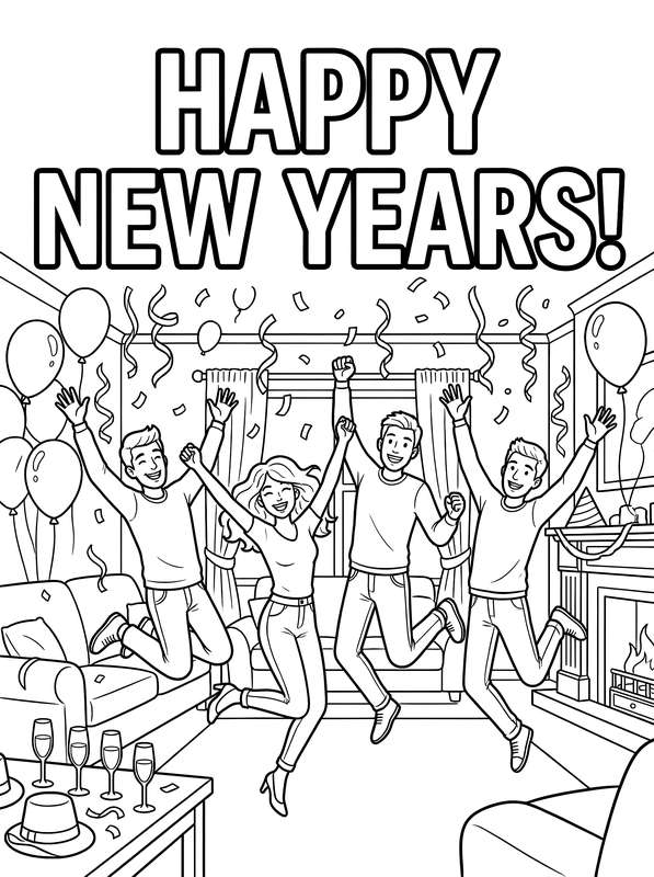 Midnight Joy: The Ultimate New Year's Bash