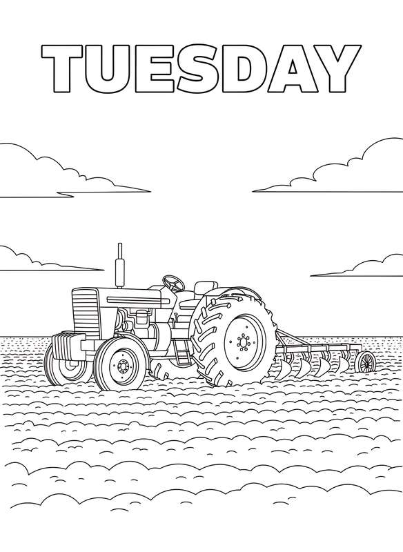 Tractor Power on Tuesday Plains