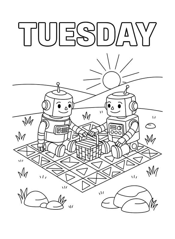 Robots Share Geometric Picnic