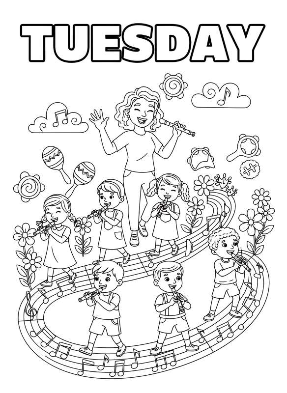 Music Lesson Joy with Recorders