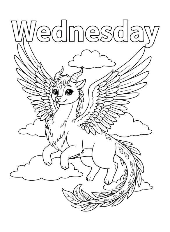 Gentle Skies with Winged Friend