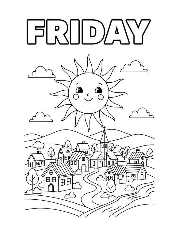 Friday's Golden Sunset Town Welcome